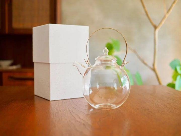 Amazon | クラフトユー まんまるポット 1L ガラスポット ティーポット